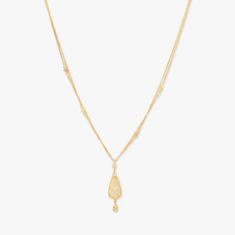 Heritage Bloom Gold Necklace
